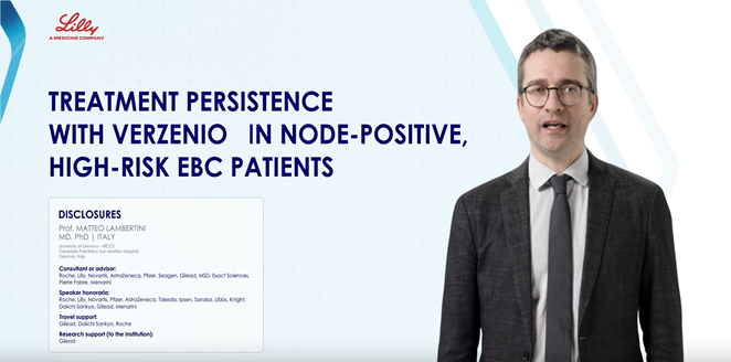 Treatment Persistence with Verzenio in node-positive, high-risk patients