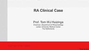 Clinical Practice in Treating RA - From Expert to You